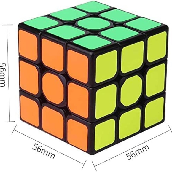 Speed Cube, [6 Pack] 3x3x3 56mm Full Size Magic Cube Set, Easy Turning Toys NEW - Picture 6 of 16